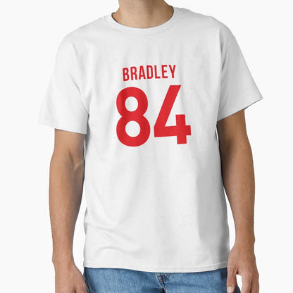 Football Player 84 Soccer Sports Red T-Shirt - Graphic Print for Adults - T-Shirt, Sweatshirt, Hoodie