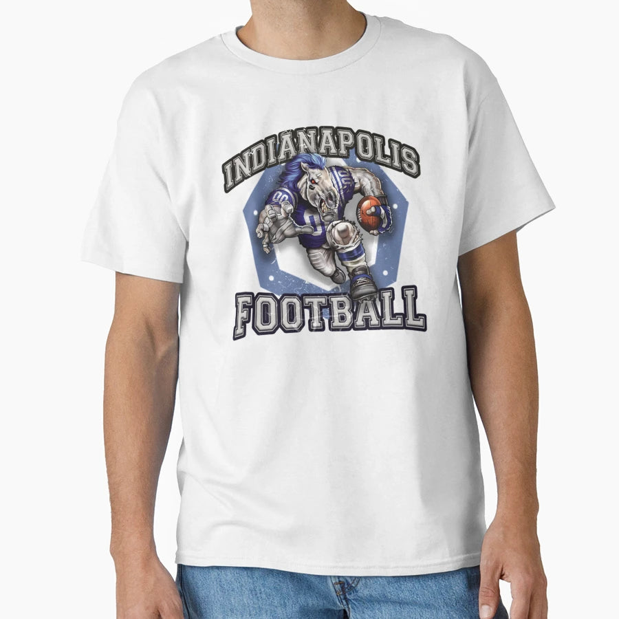 Indianapolis Football Detroit Lions Football T-Shirt - Graphic Print Unisex - T-Shirt, Sweatshirt, Hoodie
