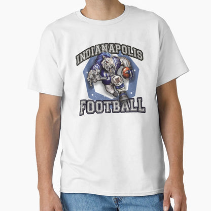 Indianapolis Football Detroit Lions Football T-Shirt - Graphic Print Unisex - T-Shirt, Sweatshirt, Hoodie