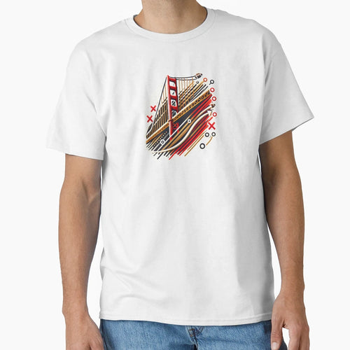 Golden Gate Playbook T-Shirt - Unique Graphic for Adults - T-Shirt, Sweatshirt, Hoodie
