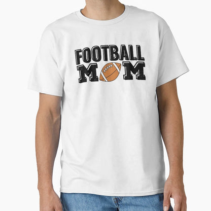 Football Mom Gift T-Shirt - Custom Art Print Men Women - T-Shirt, Sweatshirt, Hoodie