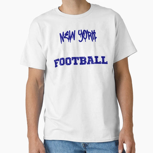 New York Football T-Shirt - Custom Art Print for Adults - T-Shirt, Sweatshirt, Hoodie