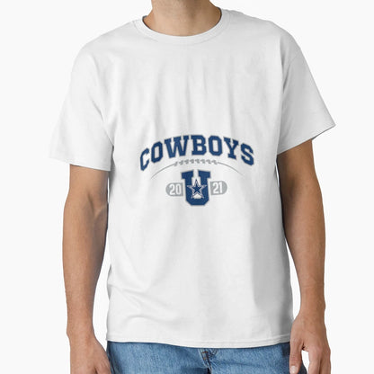 Dallas Texas State Fan Cow America T-Shirt - Aesthetic Graphic Men Women - T-Shirt, Sweatshirt, Hoodie
