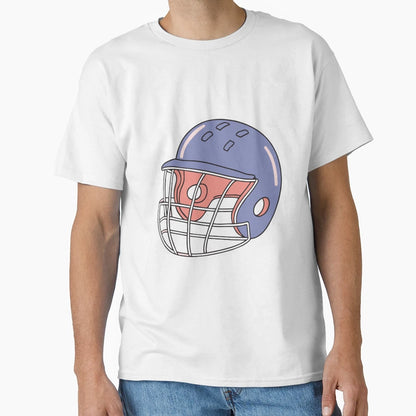 Baseball Catcher Protective Helmet T-Shirt - Novelty Apparel for Adults - T-Shirt, Sweatshirt, Hoodie