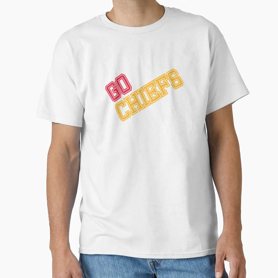 Go Chiefs T-Shirt - Graphic Print for Adults - T-Shirt, Sweatshirt, Hoodie