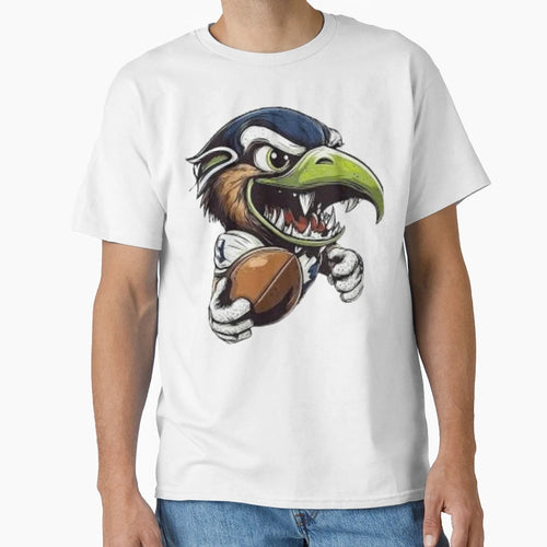 Seattle Seahawks T-Shirt - Aesthetic Graphic for Adults - T-Shirt, Sweatshirt, Hoodie