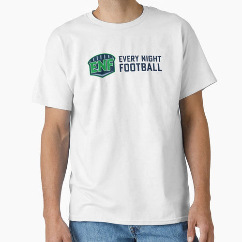 Every Night Football Secondary Lockup T-Shirt - Aesthetic Graphic Men Women - T-Shirt, Sweatshirt, Hoodie