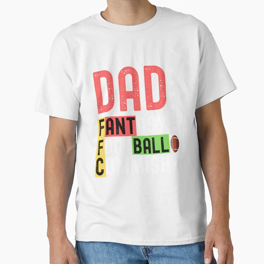 Husband Dad Fantasy Football Commish T-Shirt - Fun Novelty Design Unisex - T-Shirt, Sweatshirt, Hoodie