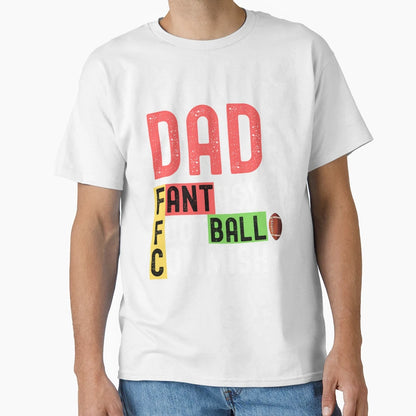 Husband Dad Fantasy Football Commish T-Shirt - Fun Novelty Design Unisex - T-Shirt, Sweatshirt, Hoodie