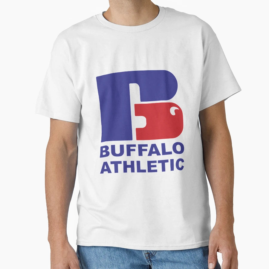 Buffalo T Shirtbuffalo Athletic T T-Shirt - Custom Art Print for Adults - T-Shirt, Sweatshirt, Hoodie