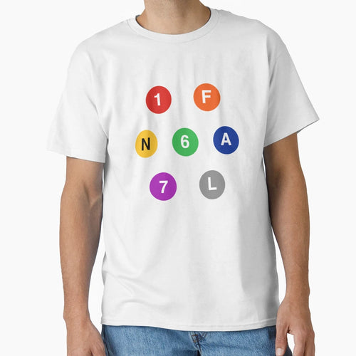 New York City Mta Subway Lines T-Shirt - Aesthetic Graphic Unisex - T-Shirt, Sweatshirt, Hoodie