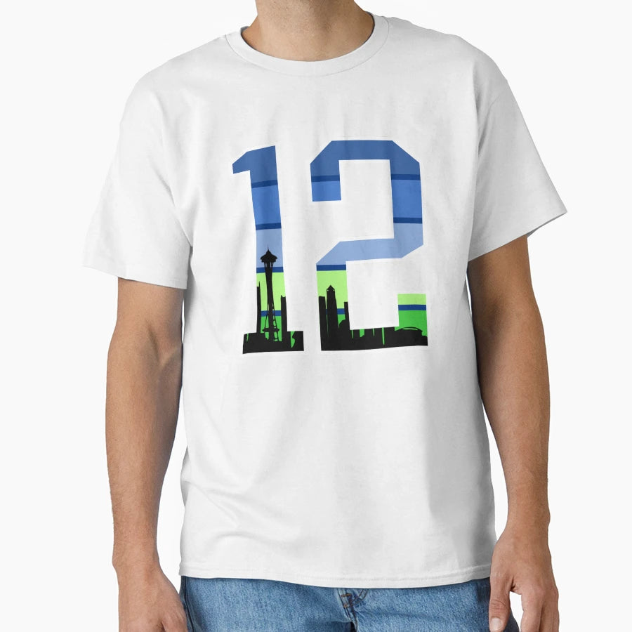 Seattle 12S Football Sports Fan T-Shirt - Fun Novelty Design Unisex - T-Shirt, Sweatshirt, Hoodie