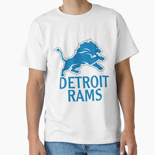 Detroit Rams T-Shirt - Trendy Graphic Unisex - T-Shirt, Sweatshirt, Hoodie