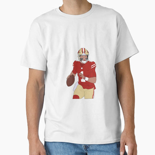 San Francisco 49Ers Justin Fields T-Shirt - Trendy Graphic Unisex - T-Shirt, Sweatshirt, Hoodie