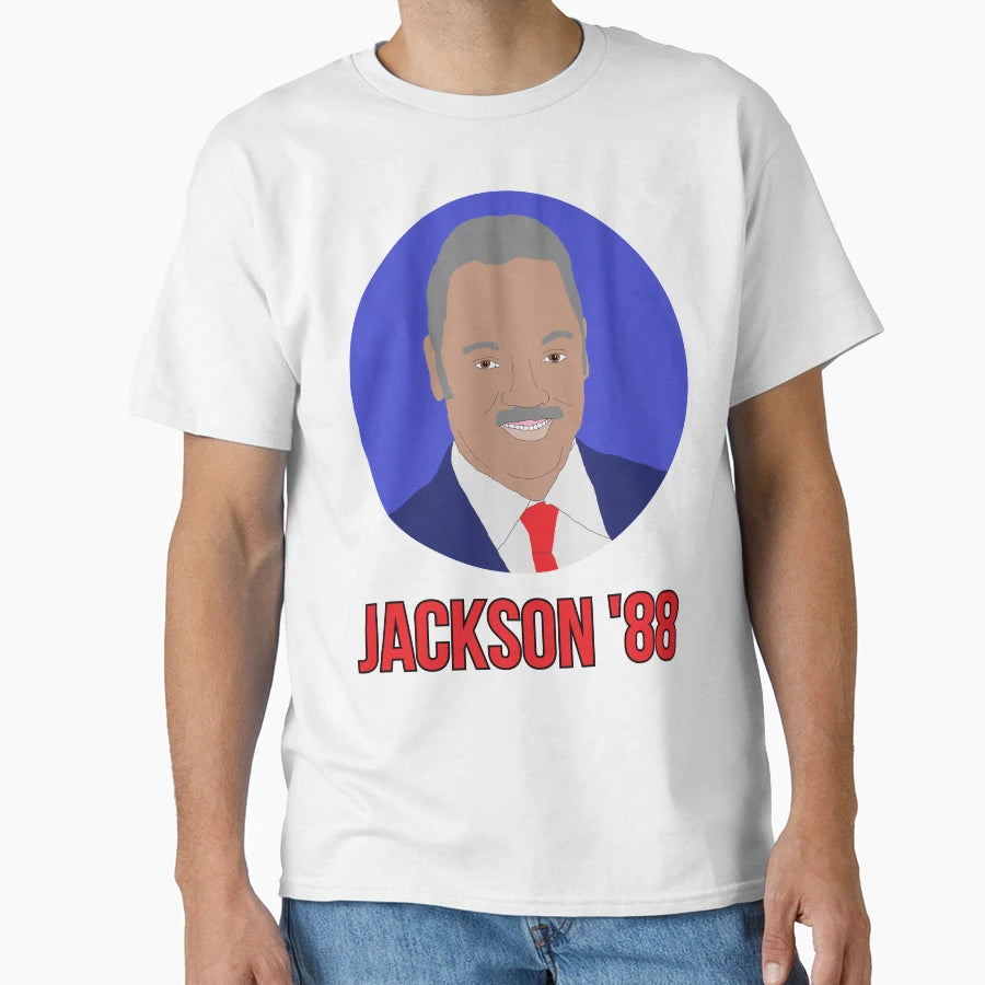 Jesse Jackson President 88 T-Shirt - Novelty Apparel for Adults - T-Shirt, Sweatshirt, Hoodie
