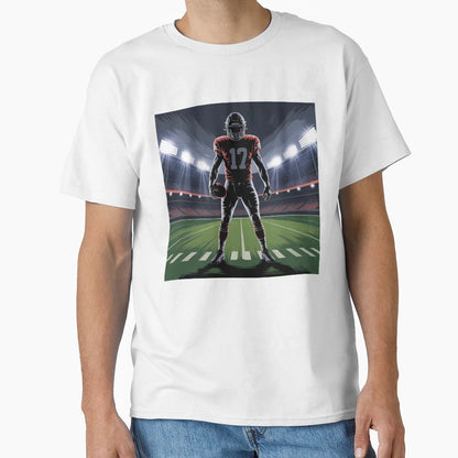 American Football Art Illustration T-Shirt - Custom Art Print for Adults - T-Shirt, Sweatshirt, Hoodie