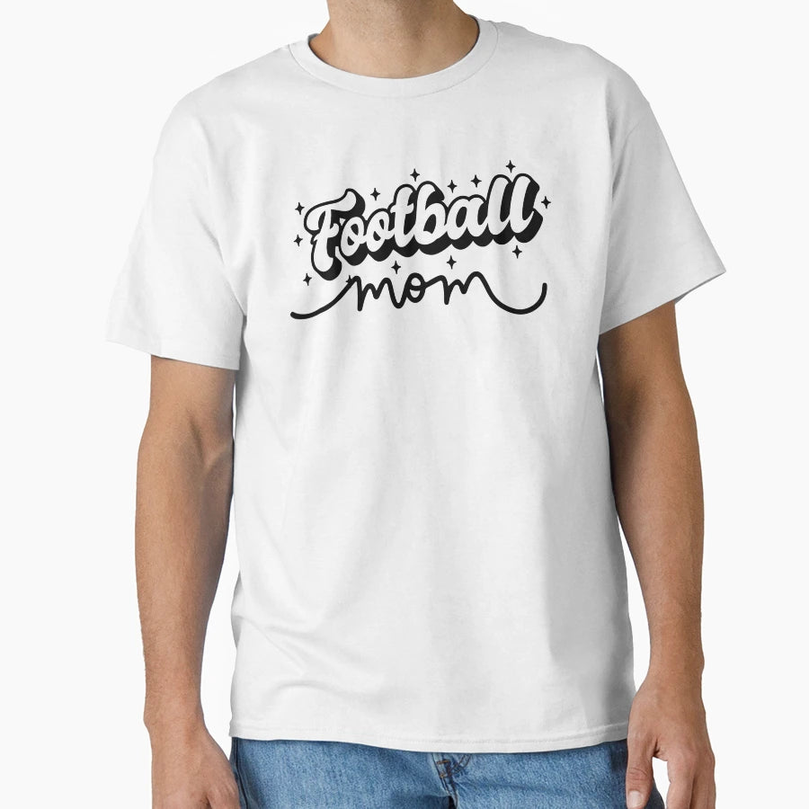 Football Mom T-Shirt - Custom Art Print Unisex - T-Shirt, Sweatshirt, Hoodie