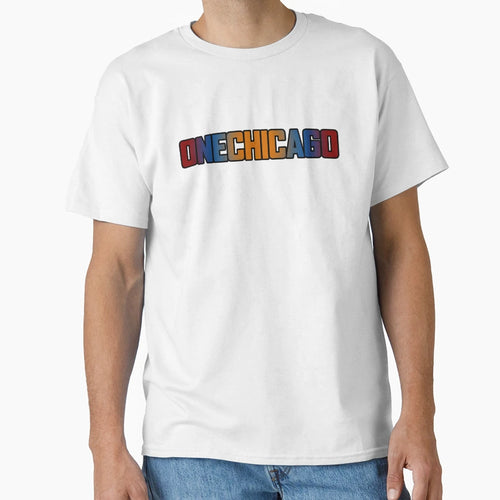 One Chicago Gradient 02 T-Shirt - Casual Everyday Wear Men Women - T-Shirt, Sweatshirt, Hoodie
