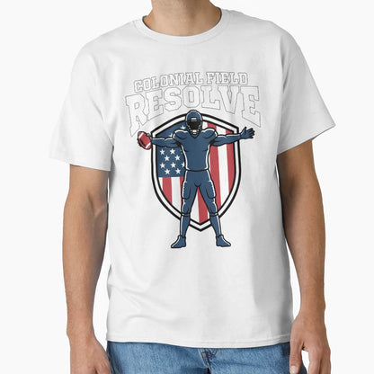 Colonial Field Resolve New England T-Shirt - Custom Art Print Men Women - T-Shirt, Sweatshirt, Hoodie