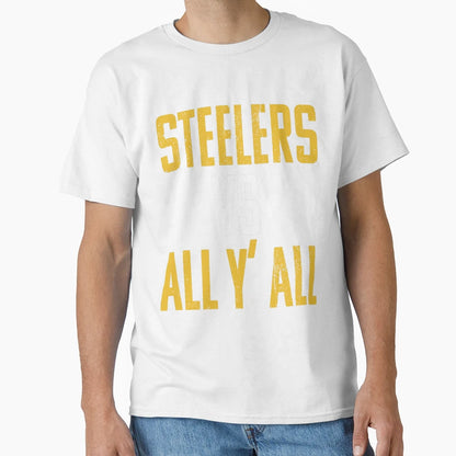 Black And Yellow Pittsburgh Fan T-Shirt - Minimalist Print Unisex - T-Shirt, Sweatshirt, Hoodie