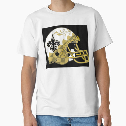 Saints Helmet T-Shirt - Trendy Graphic Unisex - T-Shirt, Sweatshirt, Hoodie