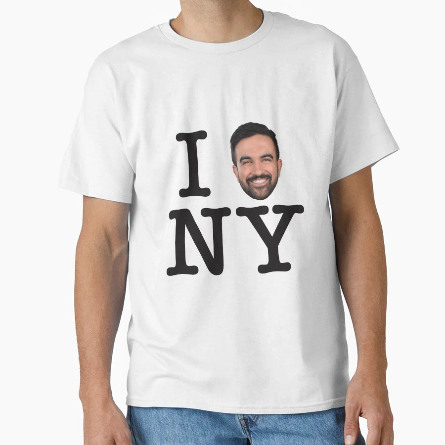 I Zohran Ny T-Shirt - Minimalist Print for Adults - T-Shirt, Sweatshirt, Hoodie