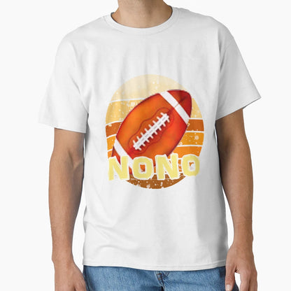 Nono Rugby Rugby Ball T-Shirt - Minimalist Print for Adults - T-Shirt, Sweatshirt, Hoodie