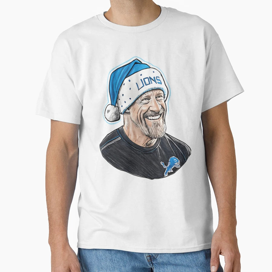 Detroit Football Dan Campbell T-Shirt - Fun Novelty Design for Adults - T-Shirt, Sweatshirt, Hoodie