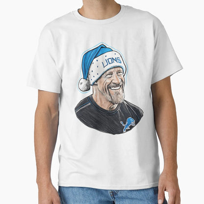 Detroit Football Dan Campbell T-Shirt - Fun Novelty Design for Adults - T-Shirt, Sweatshirt, Hoodie