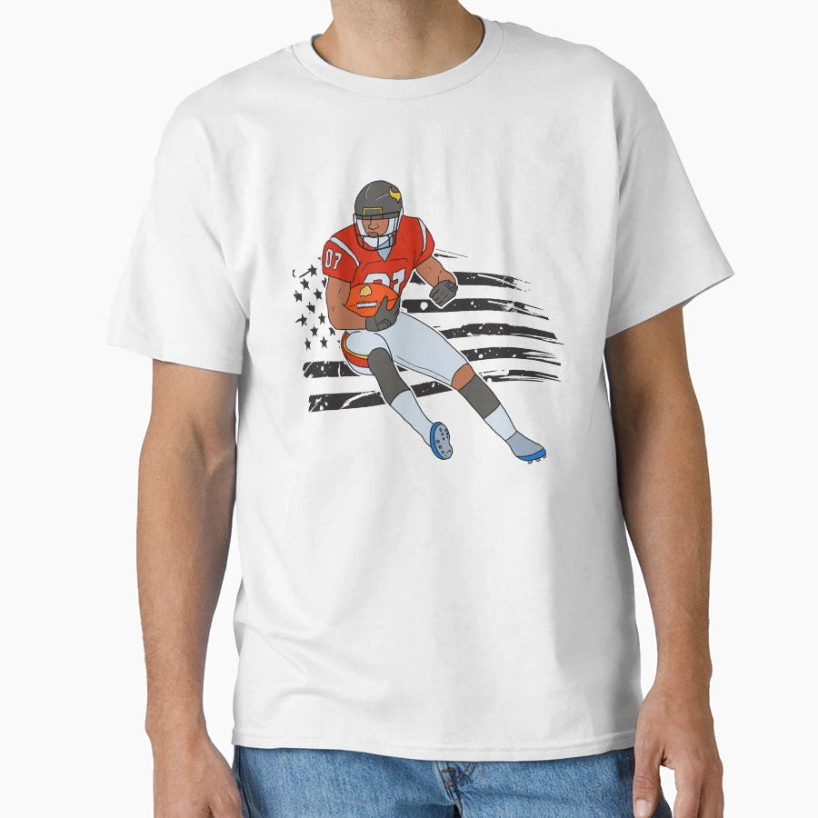 American Football Funny T-Shirt - Novelty Apparel Unisex - T-Shirt, Sweatshirt, Hoodie