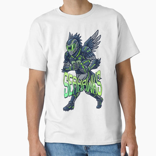 Dark Side Seahawks T-Shirt - Novelty Apparel Unisex - T-Shirt, Sweatshirt, Hoodie