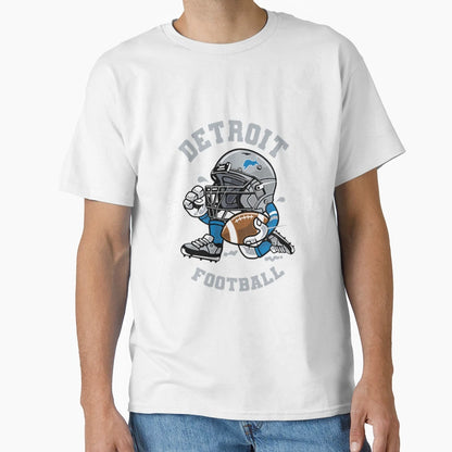 Detroit Lions Cartoon Mascot 2024 T-Shirt - Casual Everyday Wear Unisex - T-Shirt, Sweatshirt, Hoodie