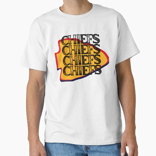 Chiefs Football Arrowhead Airbrush T-Shirt - Aesthetic Graphic for Adults - T-Shirt, Sweatshirt, Hoodie