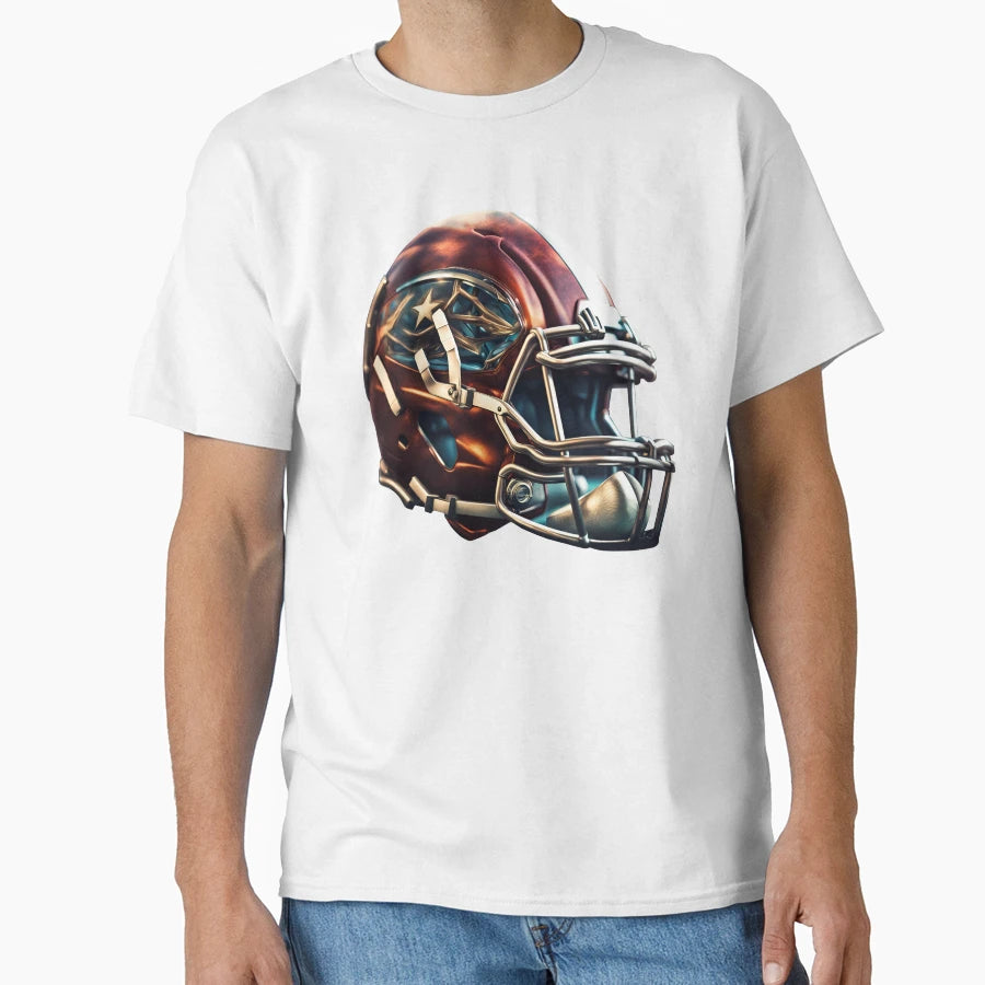 Football Helmet T-Shirt - Fun Novelty Design Men Women - T-Shirt, Sweatshirt, Hoodie