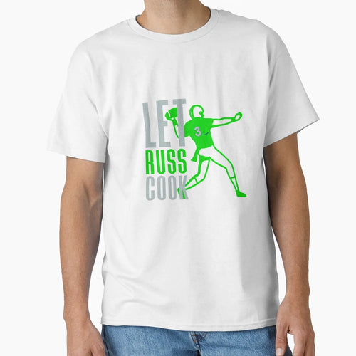 Let Russ Cook Seattle Football T-Shirt - Custom Art Print for Adults - T-Shirt, Sweatshirt, Hoodie