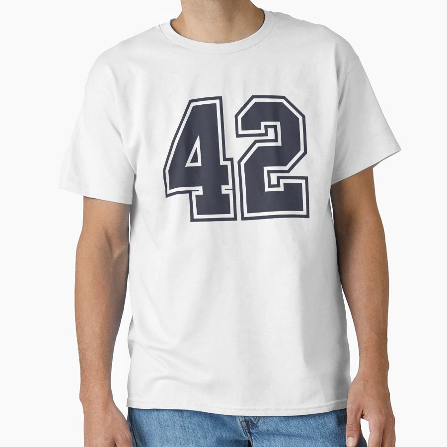 42 Sports Number Fourty Two T-Shirt - Unique Graphic Men Women - T-Shirt, Sweatshirt, Hoodie