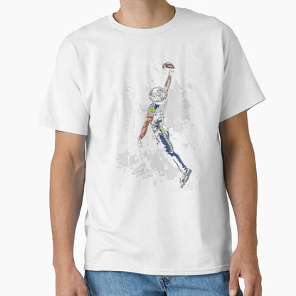 Jaxon Smith Njigba Posterized T-Shirt - Fun Novelty Design for Adults - T-Shirt, Sweatshirt, Hoodie