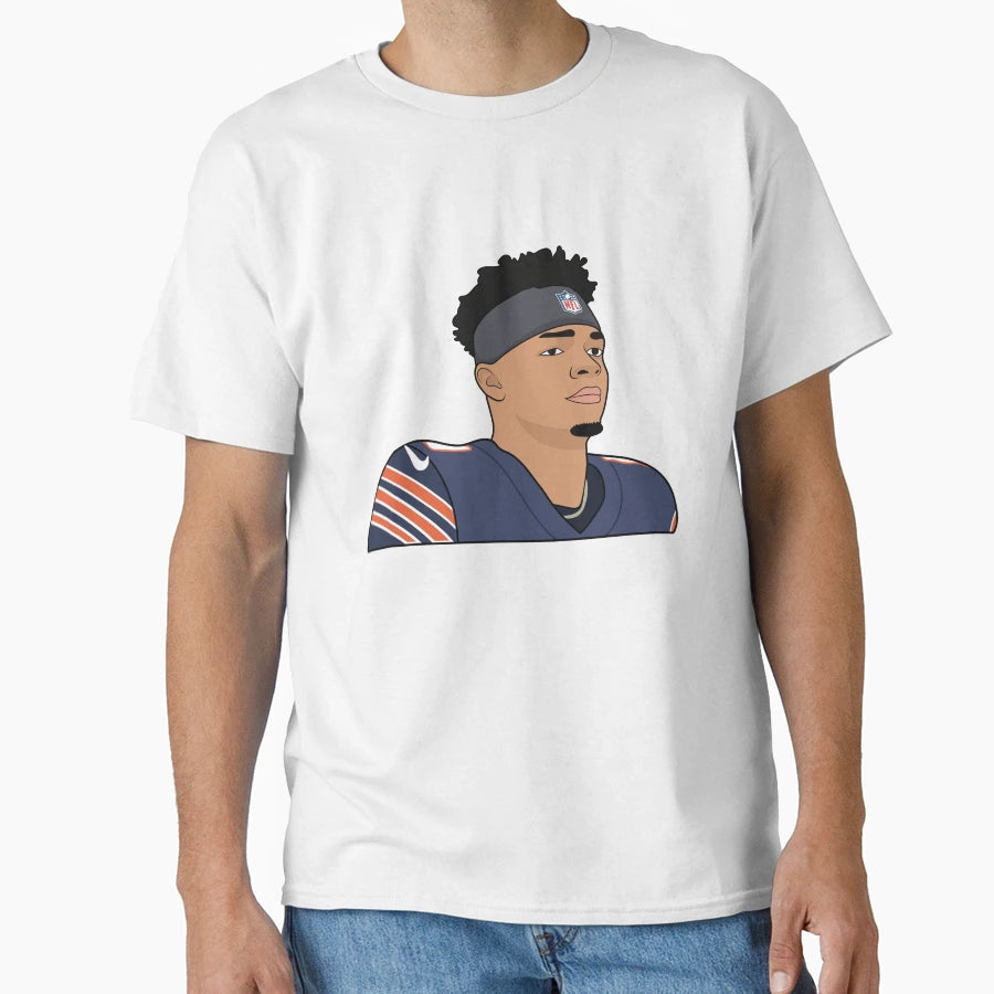 Justin Fields T-Shirt - Unique Graphic Unisex - T-Shirt, Sweatshirt, Hoodie