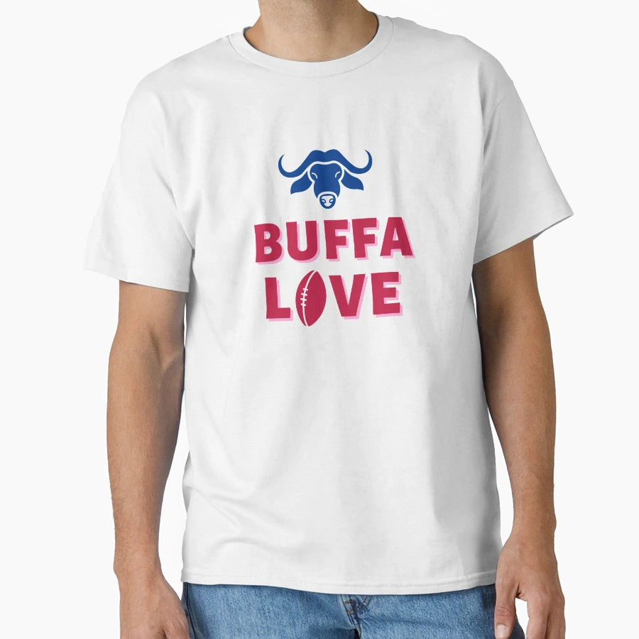 Buffalove Football Buffalo Fan Ny T-Shirt - Custom Art Print Men Women - T-Shirt, Sweatshirt, Hoodie