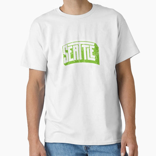 Seattle Football City Word Art T-Shirt - Minimalist Print for Adults - T-Shirt, Sweatshirt, Hoodie