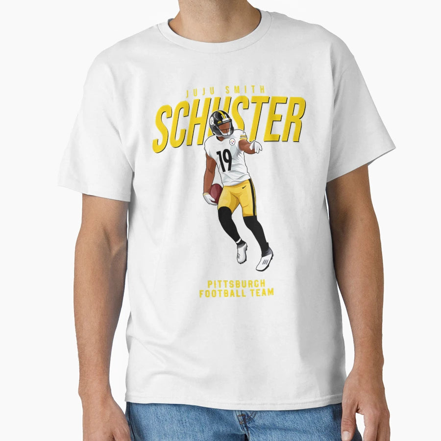 Juju Smith Schuster 19 Pittsburgh T-Shirt - Aesthetic Graphic Men Women - T-Shirt, Sweatshirt, Hoodie