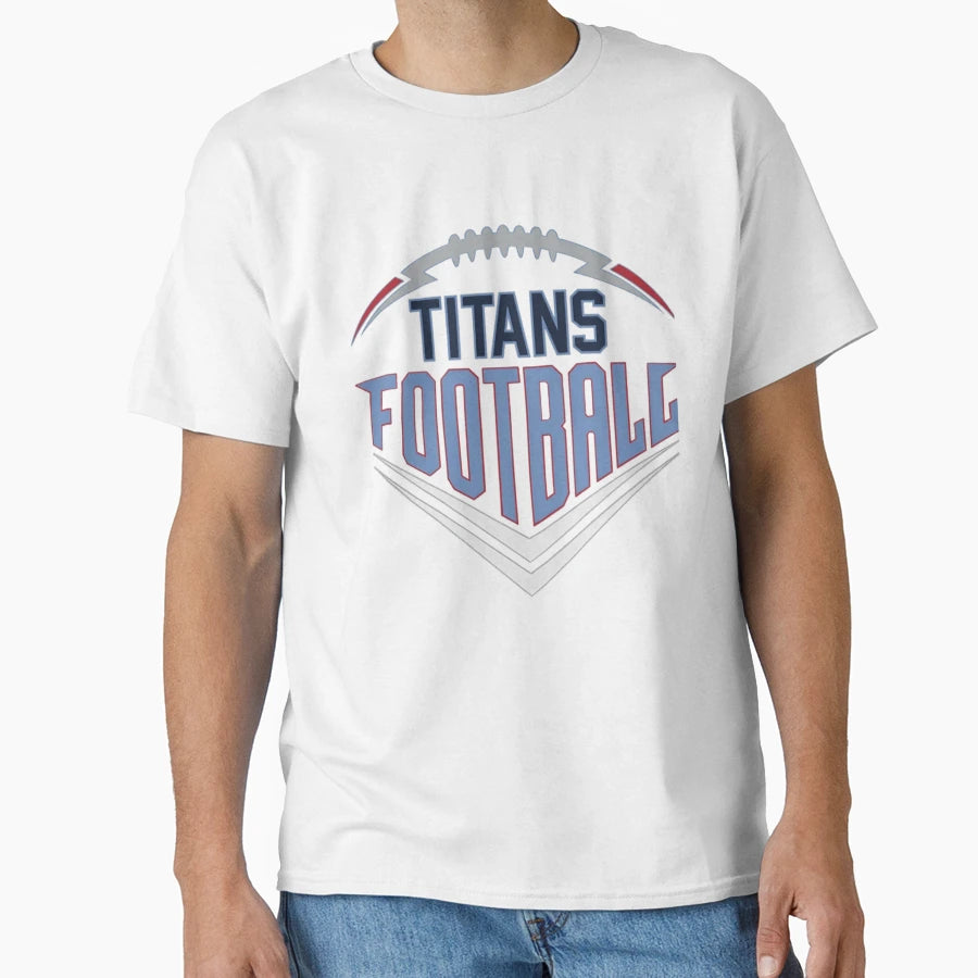 Tennessee Titans Football Shield Logo T-Shirt - Unique Graphic Unisex - T-Shirt, Sweatshirt, Hoodie