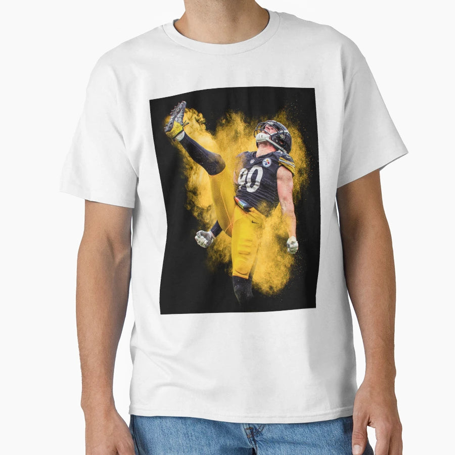 Tj Watt Pittsburgh Sports Art T-Shirt - Trendy Graphic Men Women - T-Shirt, Sweatshirt, Hoodie