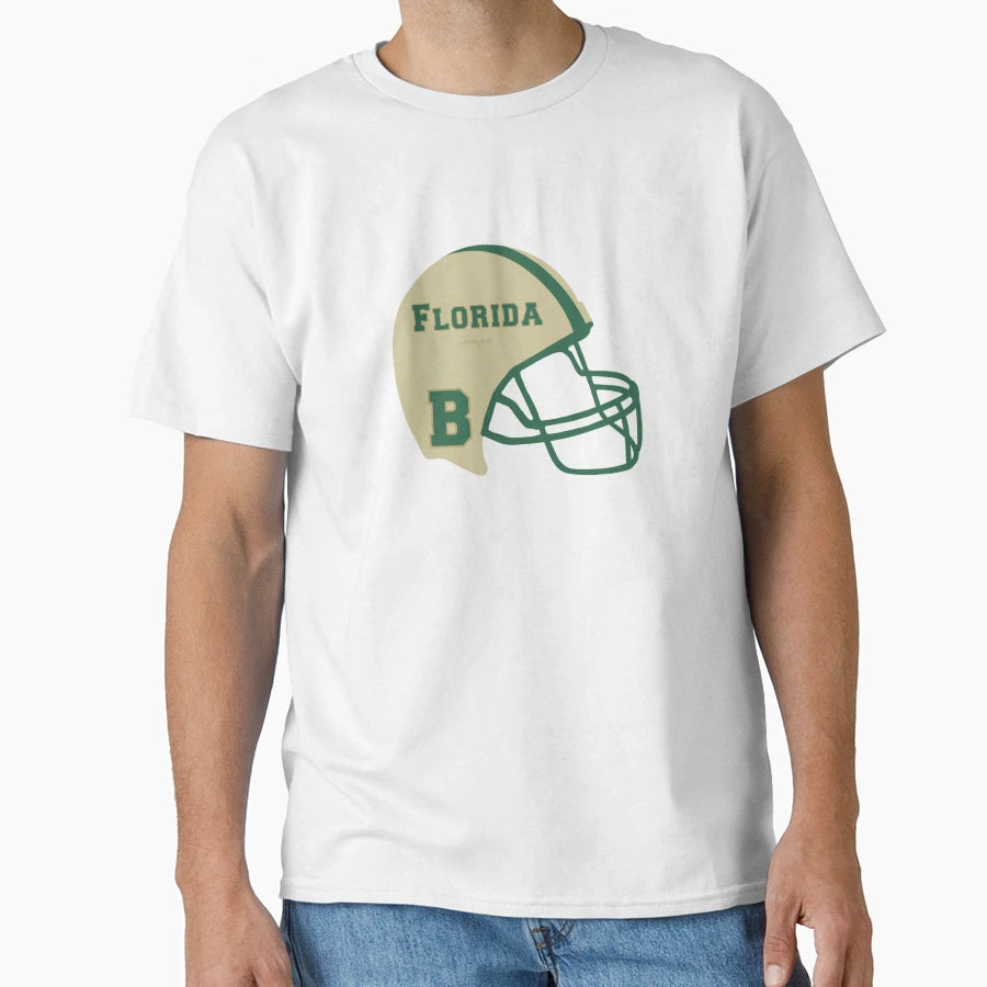 Tampa Florida Fl Football Helmet T-Shirt - Casual Everyday Wear Unisex - T-Shirt, Sweatshirt, Hoodie