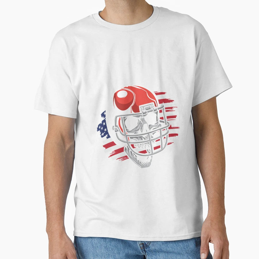 American Football Halloween T-Shirt - Fun Novelty Design Unisex - T-Shirt, Sweatshirt, Hoodie