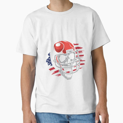 American Football Halloween T-Shirt - Fun Novelty Design Unisex - T-Shirt, Sweatshirt, Hoodie