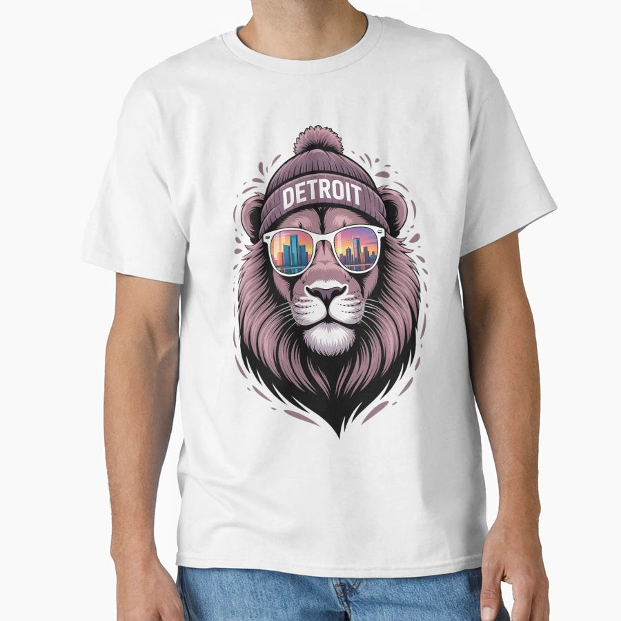 Detroit Team T-Shirt - Casual Everyday Wear Men Women - T-Shirt, Sweatshirt, Hoodie
