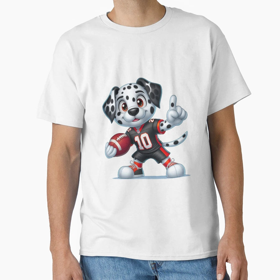 Dalmatian Player 10 T-Shirt - Fun Novelty Design for Adults - T-Shirt, Sweatshirt, Hoodie