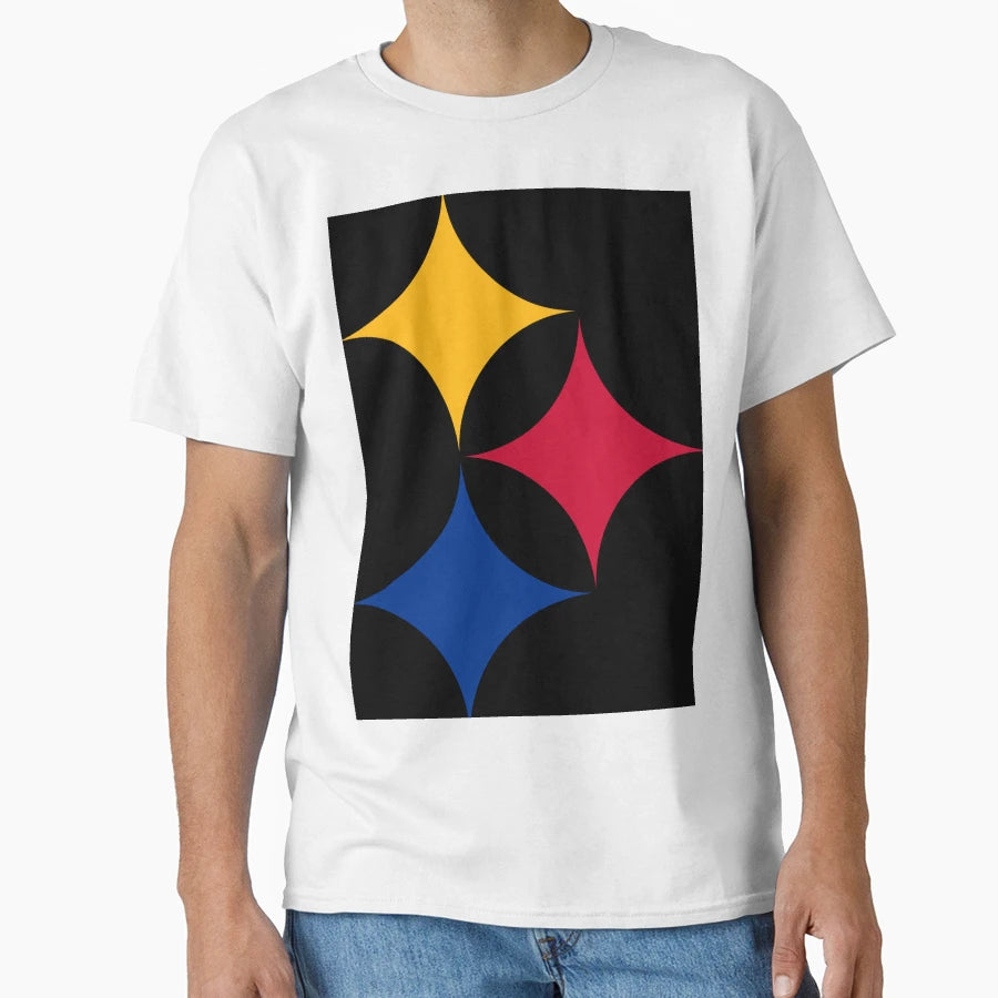 S T E E L E R S Geometric Minimal T-Shirt - Casual Everyday Wear for Adults - T-Shirt, Sweatshirt, Hoodie