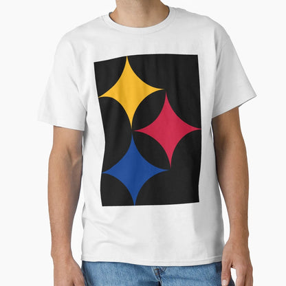 S T E E L E R S Geometric Minimal T-Shirt - Casual Everyday Wear for Adults - T-Shirt, Sweatshirt, Hoodie